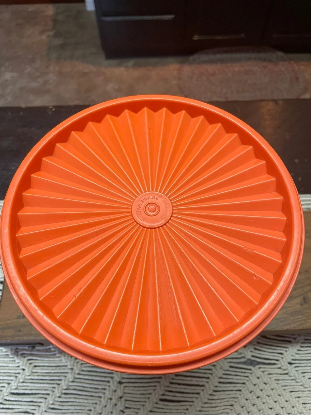 Vintage Tupperware Orange Decorative Kitchen Canister Set (4) with Bonus Items